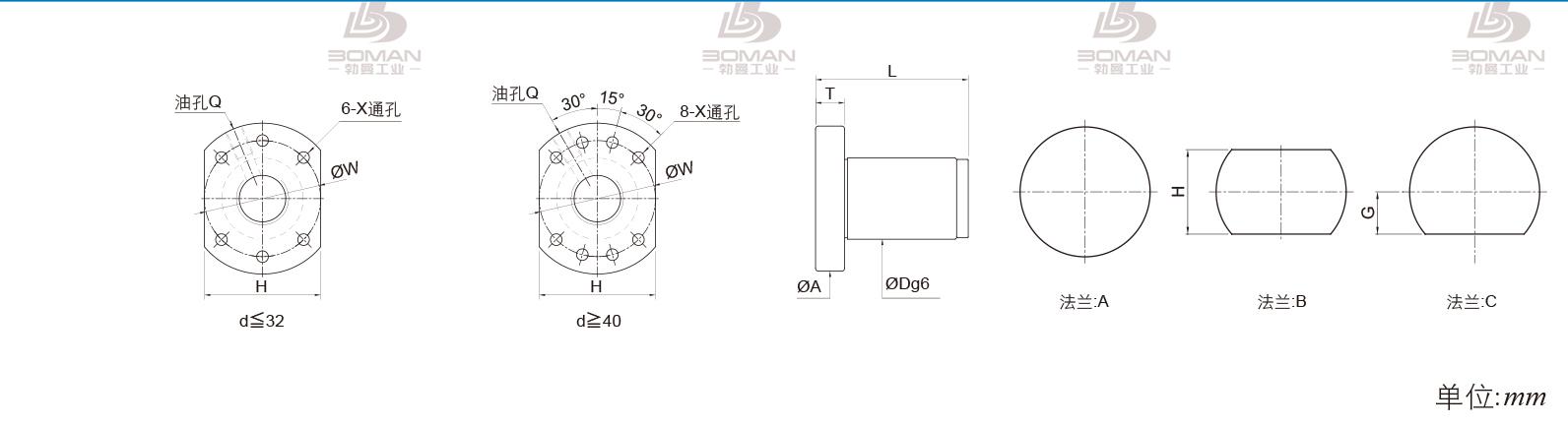 PMI FSDU3205B-4.0P pmi滚珠丝杆原理
